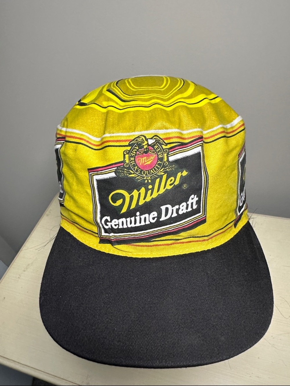 Miller Genuine Draft 1995 new Yellow and Black Cap